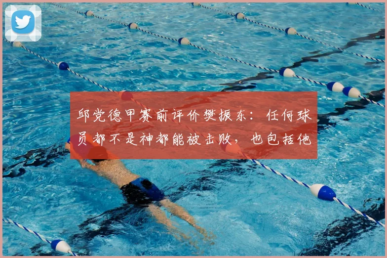 邱党德甲赛前评价樊振东：任何球员都不是神都能被击败，也包括他